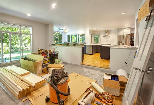 Professional Kitchen Island Installation technician working in McLean, TX